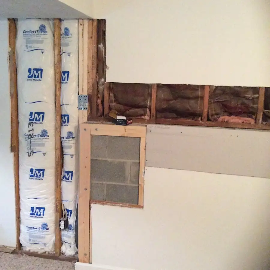 Wall insulation replacement during Odor Removal & Deodorization in Elgin